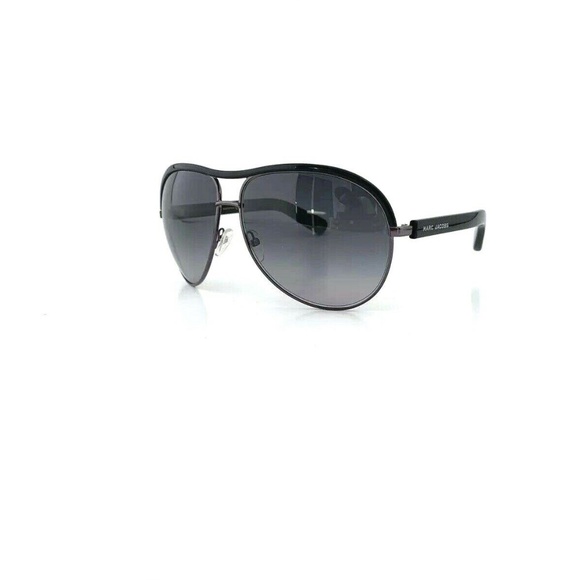 New Marc Jacobs Sunglasses Unisex Black Aviator - Picture 2 of 8